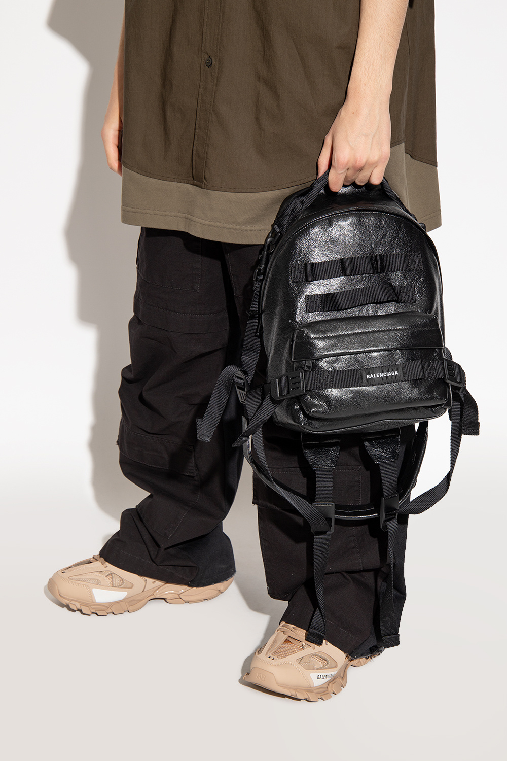 Balenciaga best sale army backpack